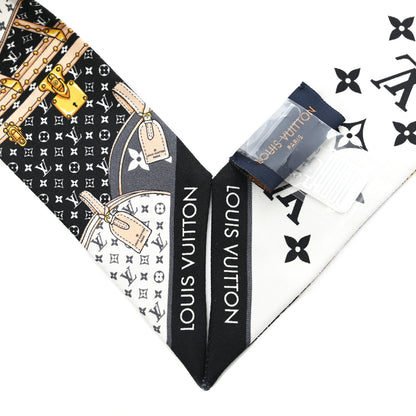 Louis Vuitton Silk Monogram Let's Go BB Bandeau Black 2 of 3