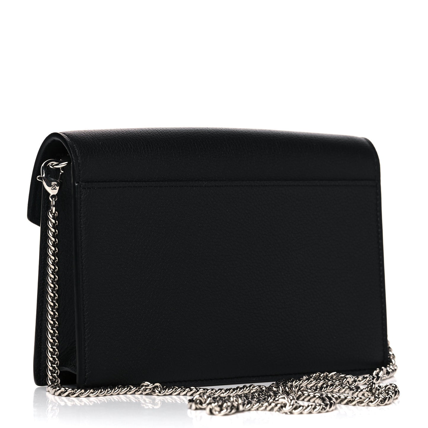 Soft Calfskin My Lockme Chain Pochette Black
