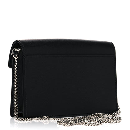 Louis Vuitton Soft Calfskin My Lockme Chain Pochette Black 3 of 13