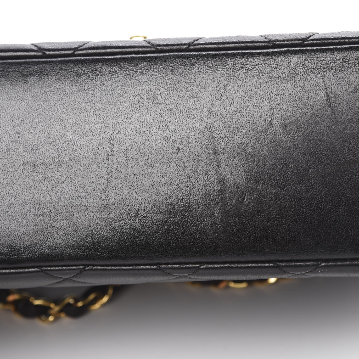 Chanel Lambskin Quilted Medium Single Flap Black 12 of 14