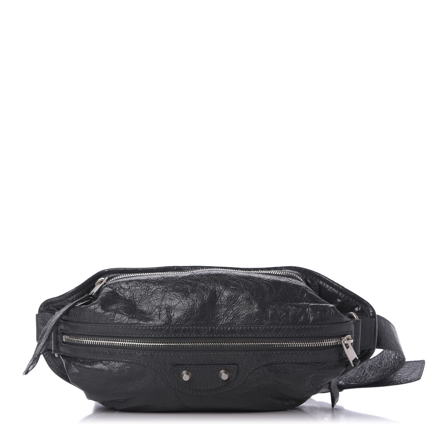 Balenciaga Lambskin Classic Hardware Neo Lift Hip Bag Anthracite 1 of 9