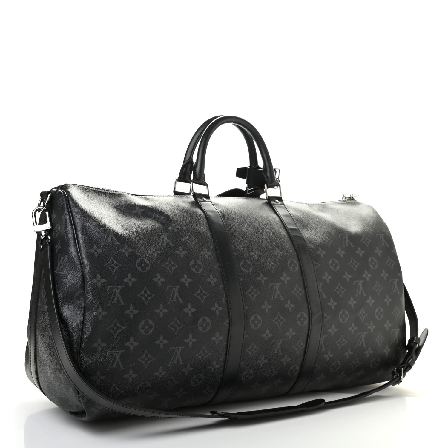 Louis Vuitton Monogram Eclipse Keepall Bandouliere 55 2 of 15