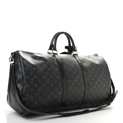 Louis Vuitton Monogram Eclipse Keepall Bandouliere 55 2 of 15