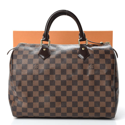 Louis Vuitton Damier Ebene Speedy 30 17 of 17