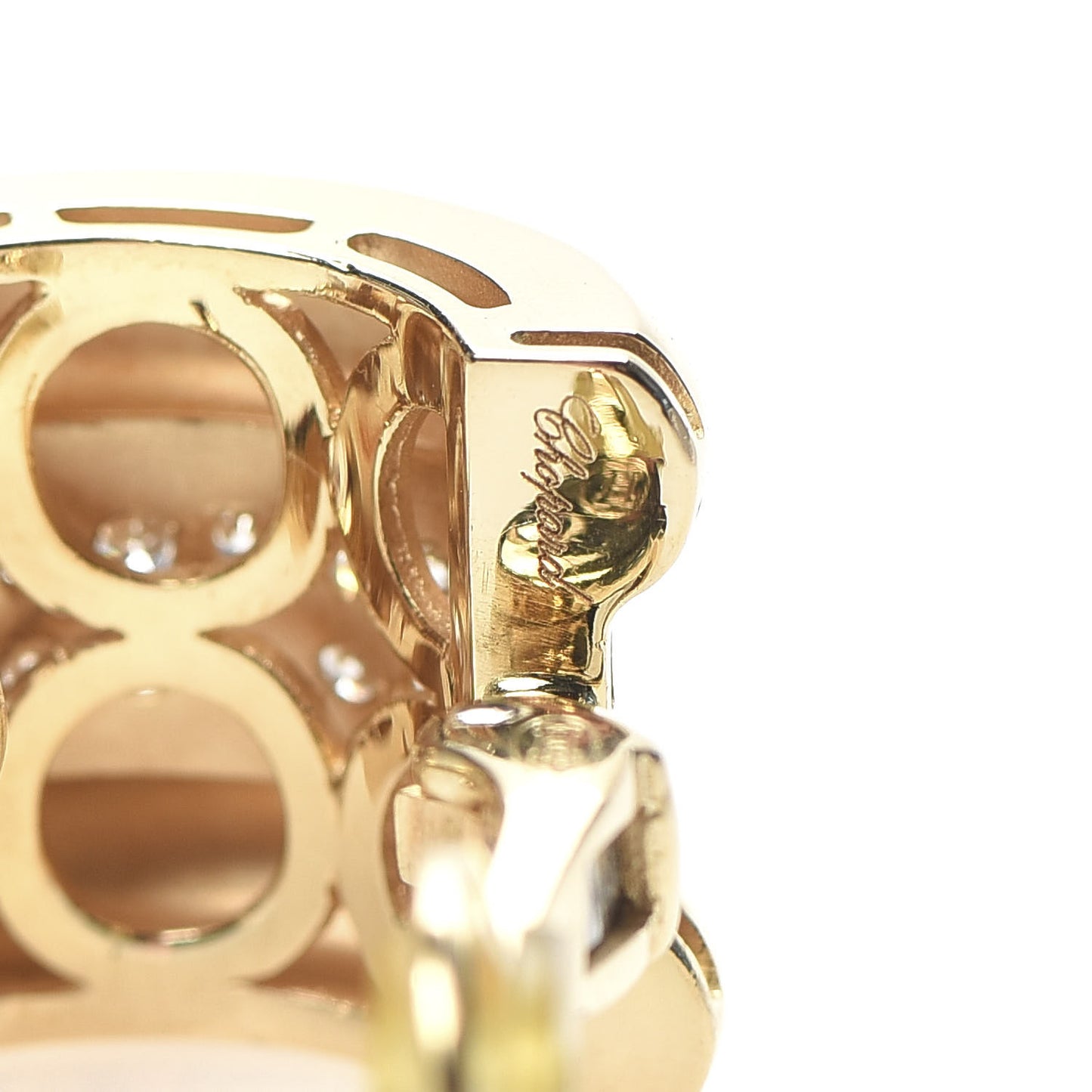 18K Yellow Gold Diamond La Strada Earrings