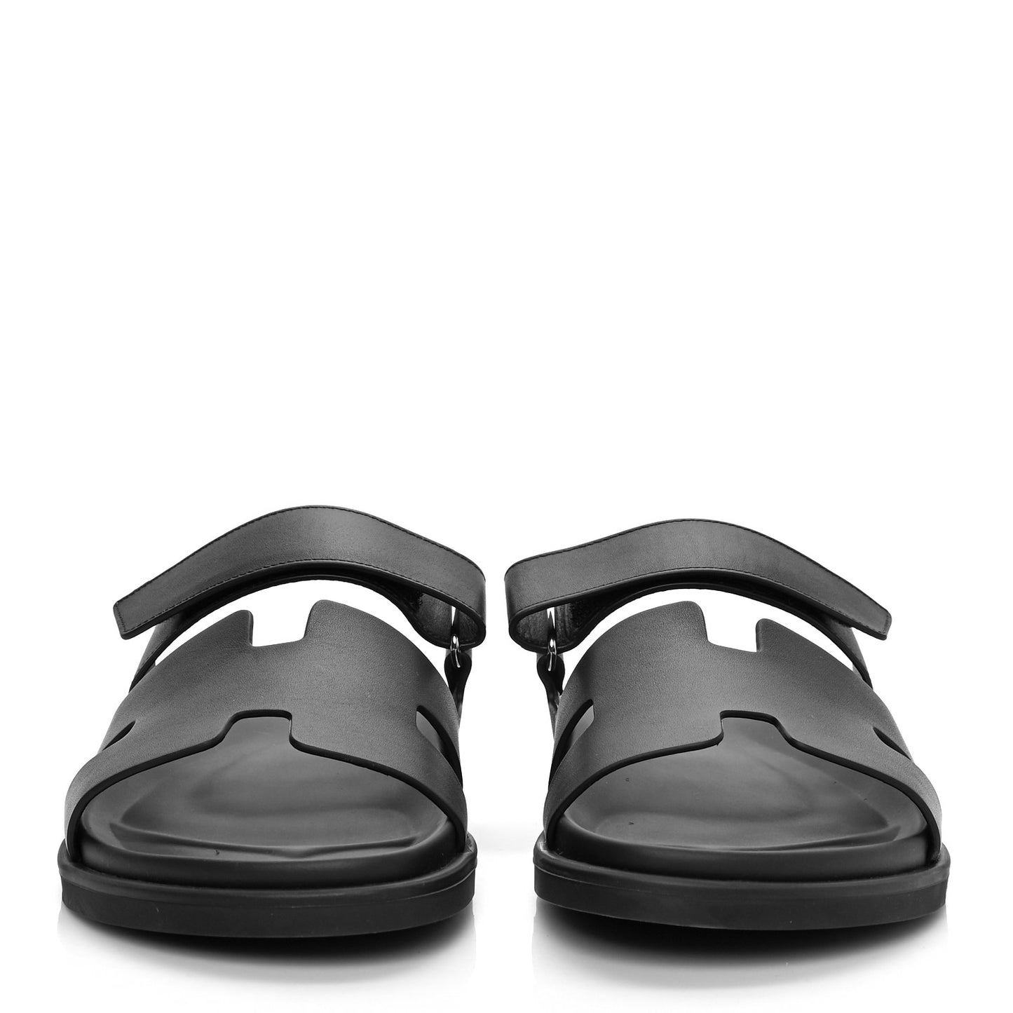 Calfskin Mens Chypre Sandals 43 Black
