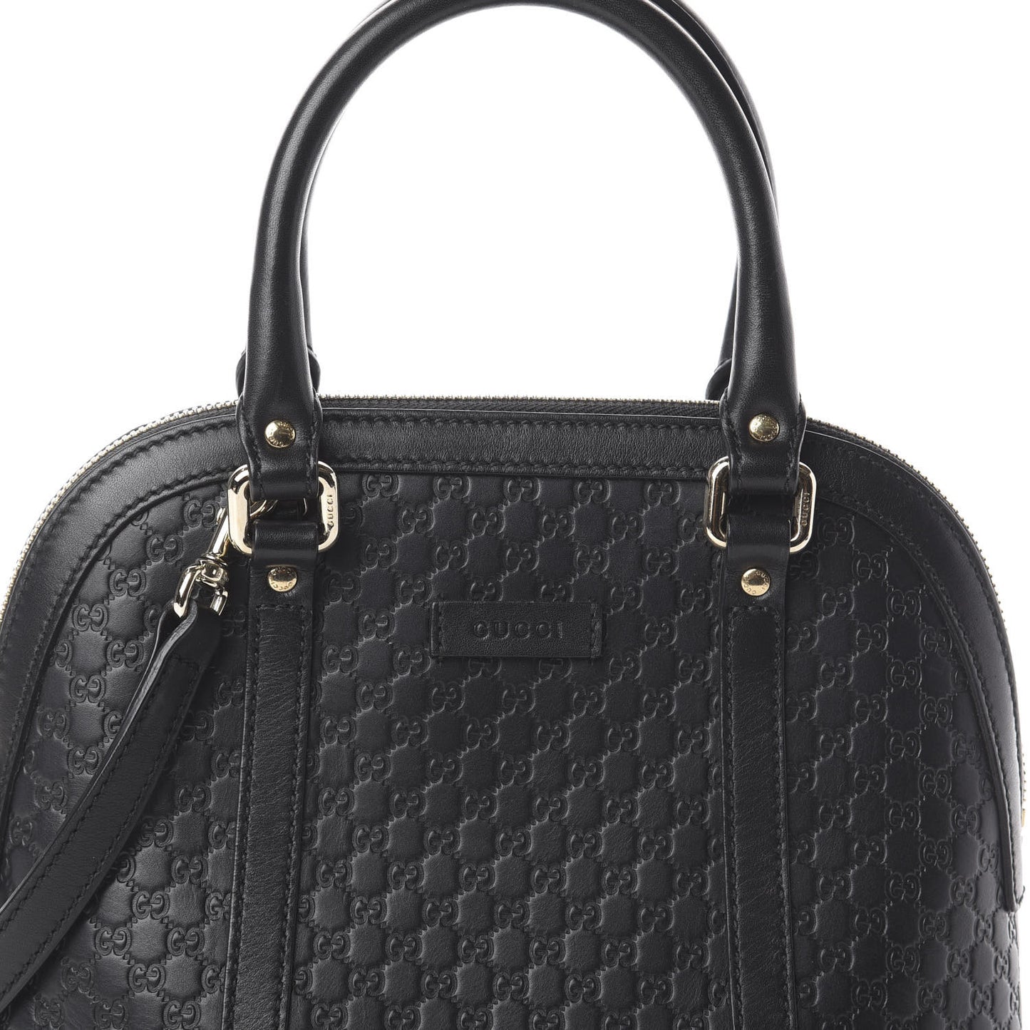 Microguccissima Mini Dome Bag Black