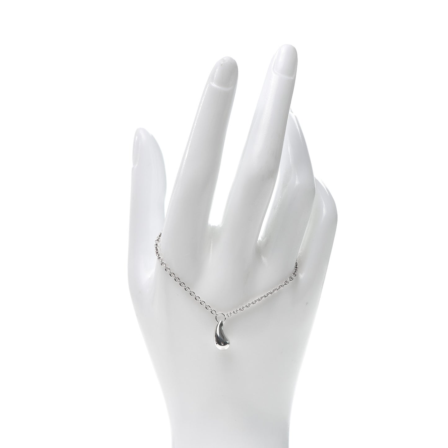 Sterling Silver Elsa Peretti Teardrop Charm Bracelet