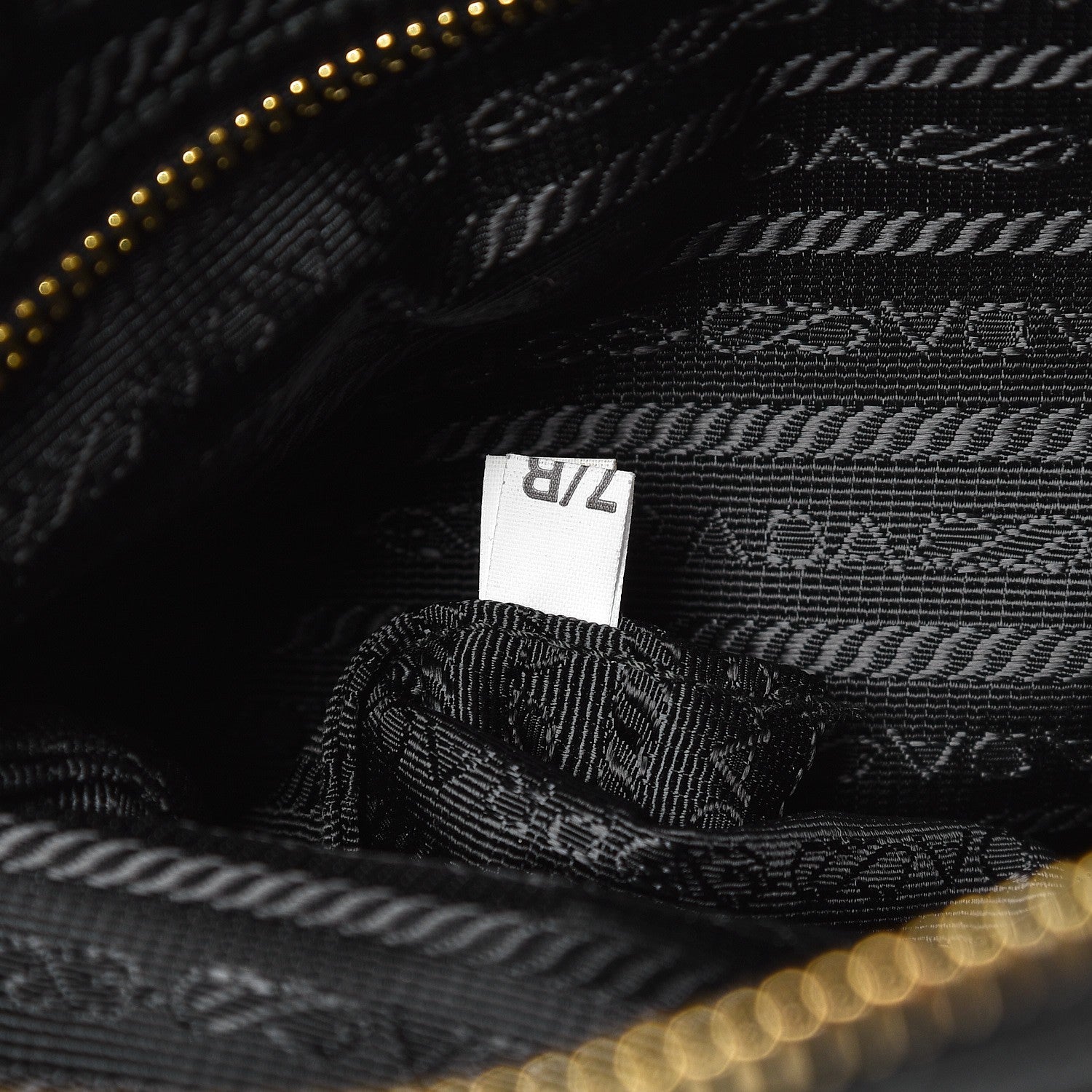 Prada Saffiano Tessuto Nylon Tote Nero Black 6 of 7
