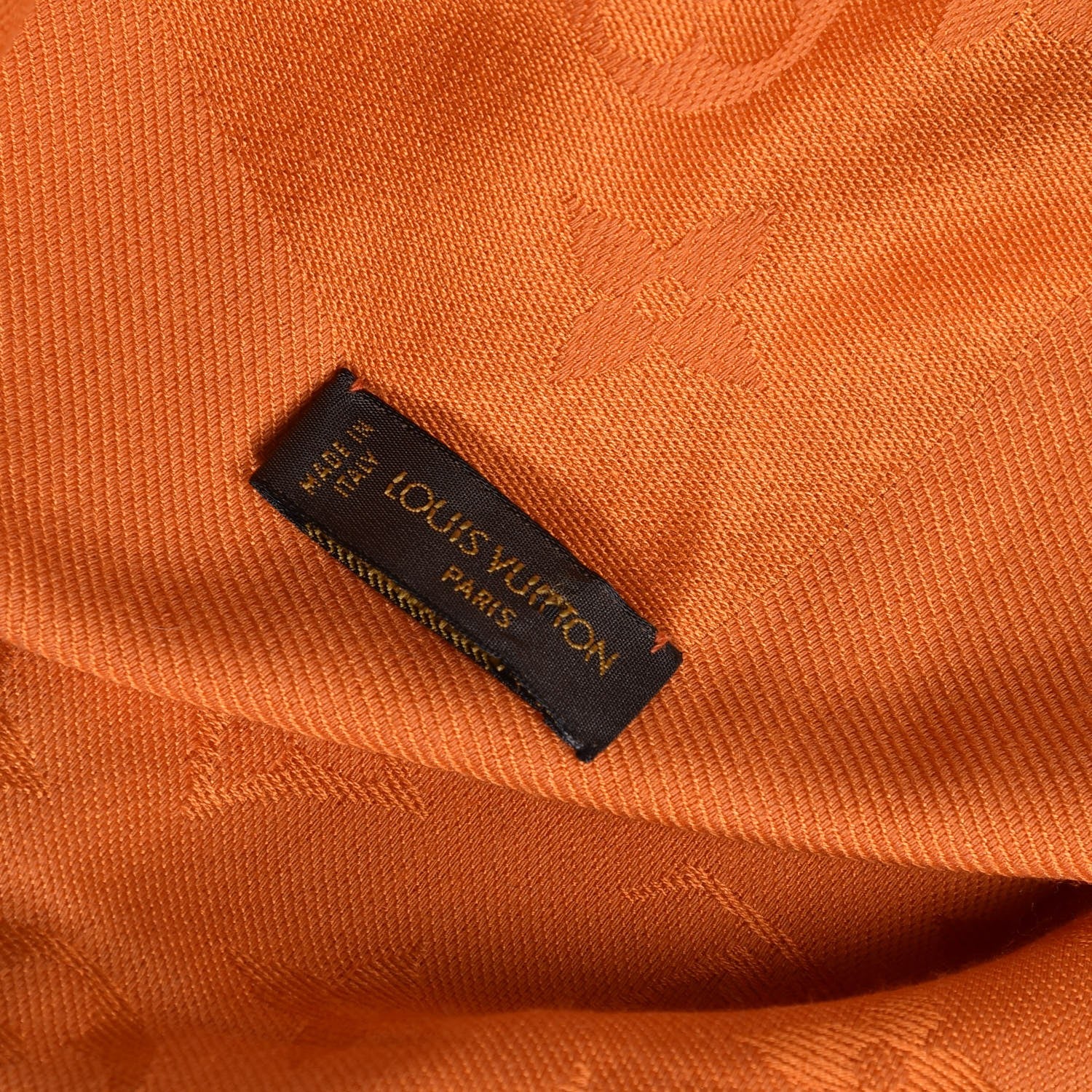 Louis Vuitton Wool Silk Monogram Shawl Orient 4 of 4