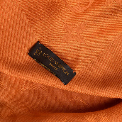 Louis Vuitton Wool Silk Monogram Shawl Orient 4 of 4