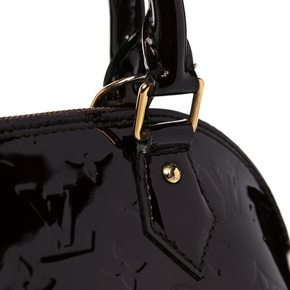 Louis Vuitton Vernis Alma BB Amarante 18 of 21