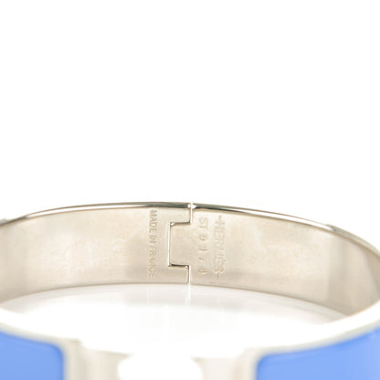 Hermes Enamel Narrow Clic Clac H Bracelet PM Bleu Transat 3 of 4