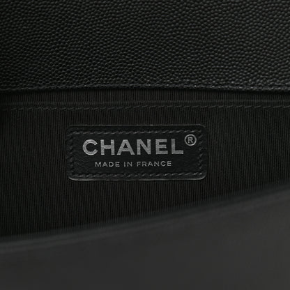 Chanel Caviar Quilted Medium Boy Flap Black 6 of 12