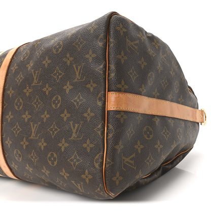 Louis Vuitton Monogram My LV Heritage Keepall Bandouliere 55 Ivory Vert Anglais 9 of 9