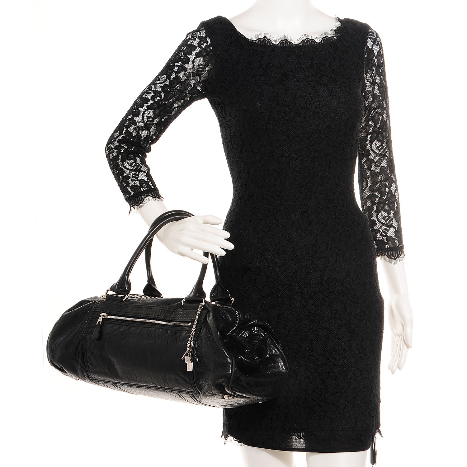 Balenciaga Agneau Whistle Tote Black 2 of 11
