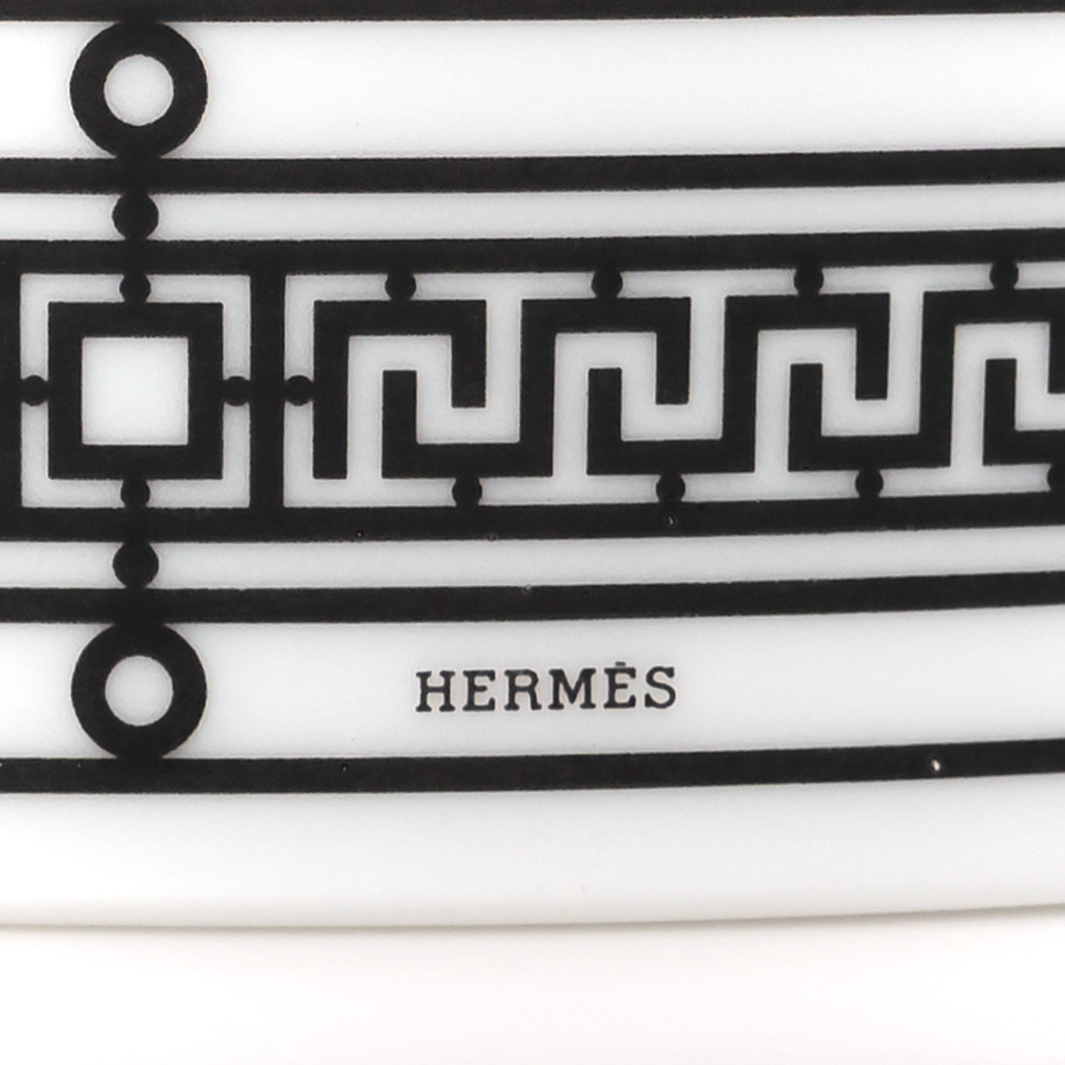 Hermes Porcelain H Deco Small Bowl Black 8 of 9