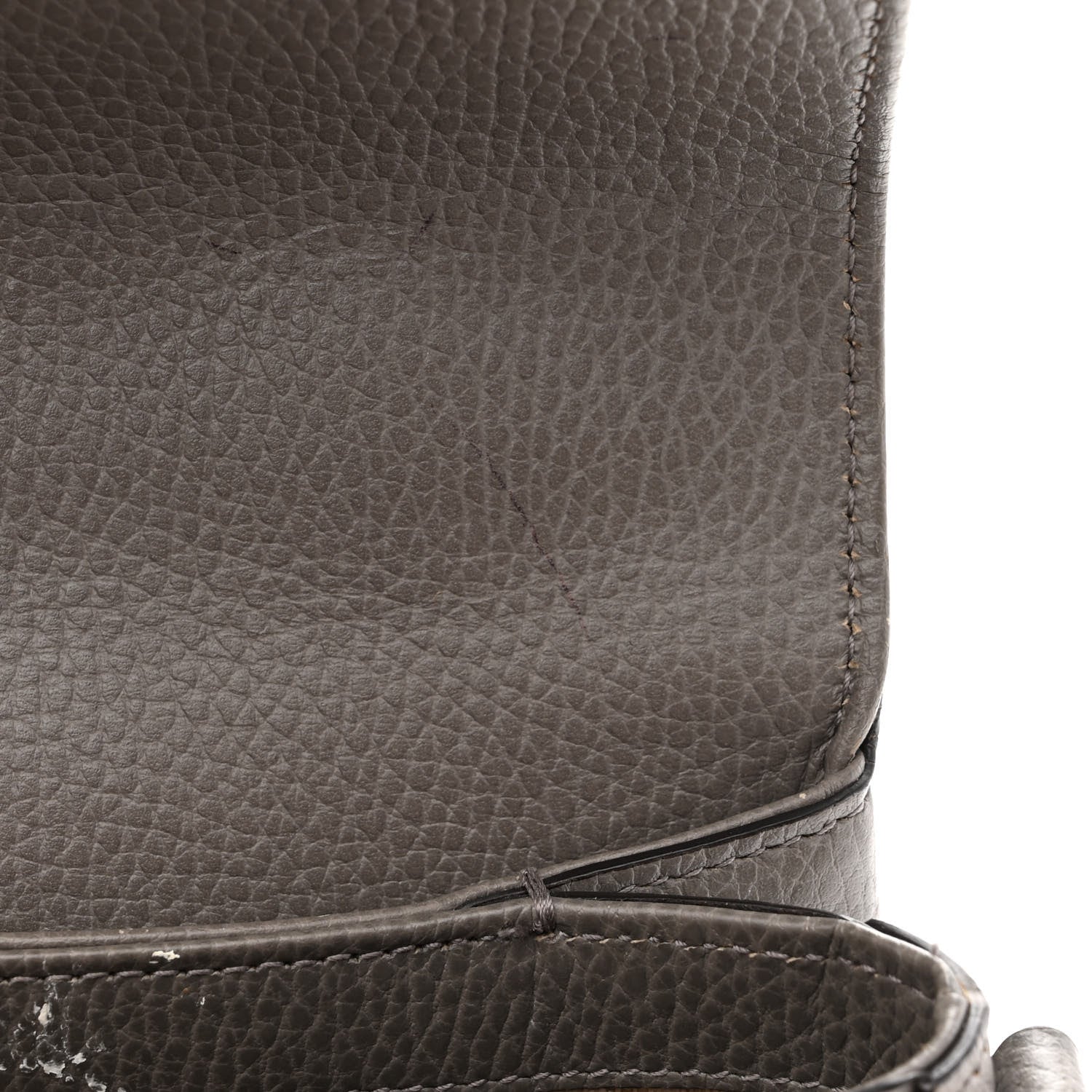 Gucci Dollar Calfskin Interlocking G Top Handle Shoulder Bag Loess 12 of 13