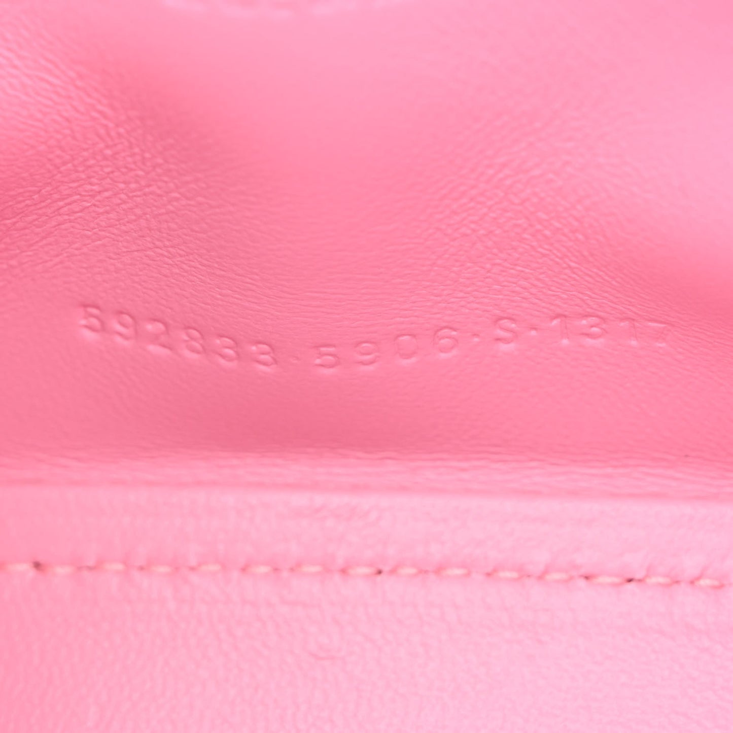 Shiny Box Calfskin Tonal B Hourglass Top Handle Bag XS Candy Pink