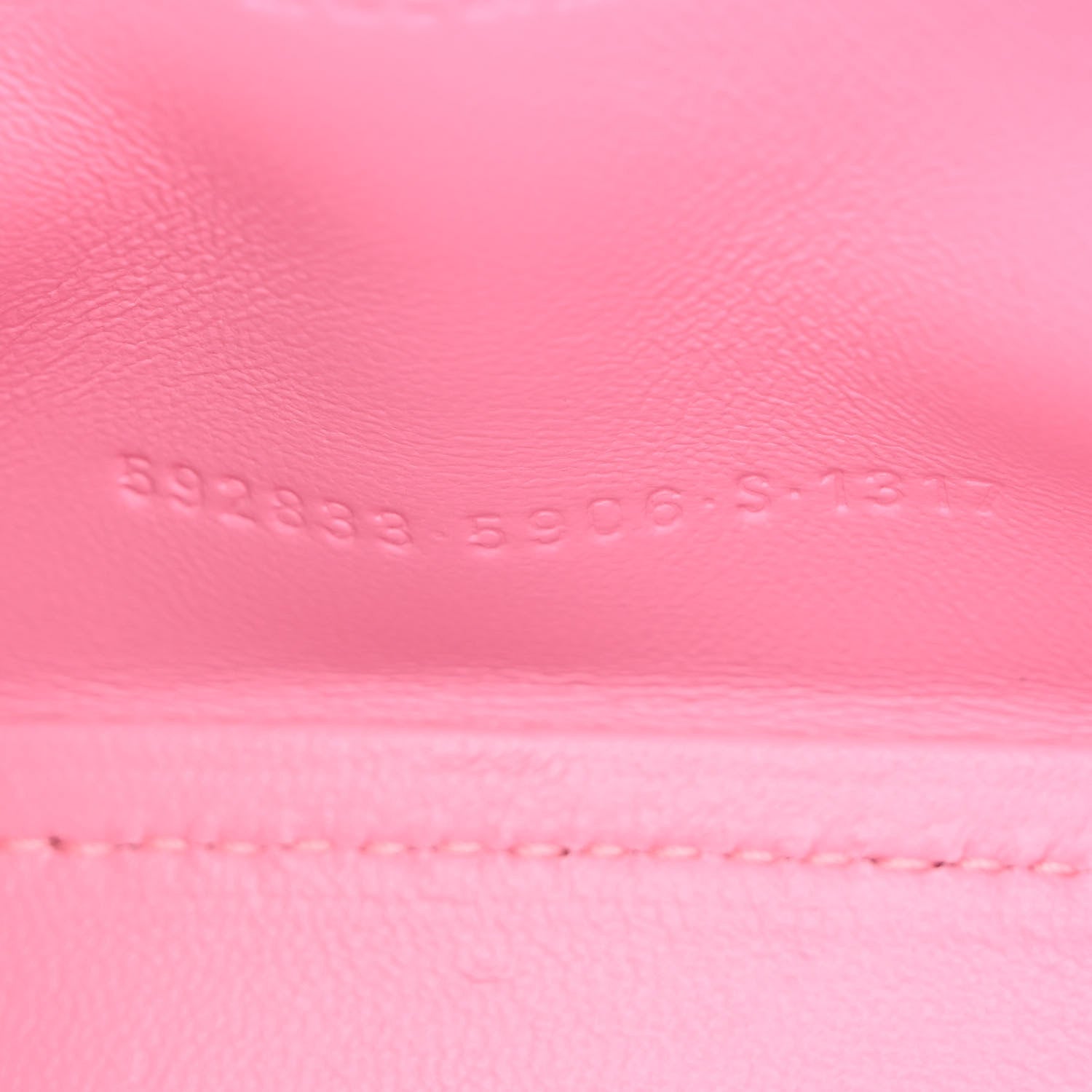 Balenciaga Shiny Box Calfskin Tonal B Hourglass Top Handle Bag XS Candy Pink 8 of 15