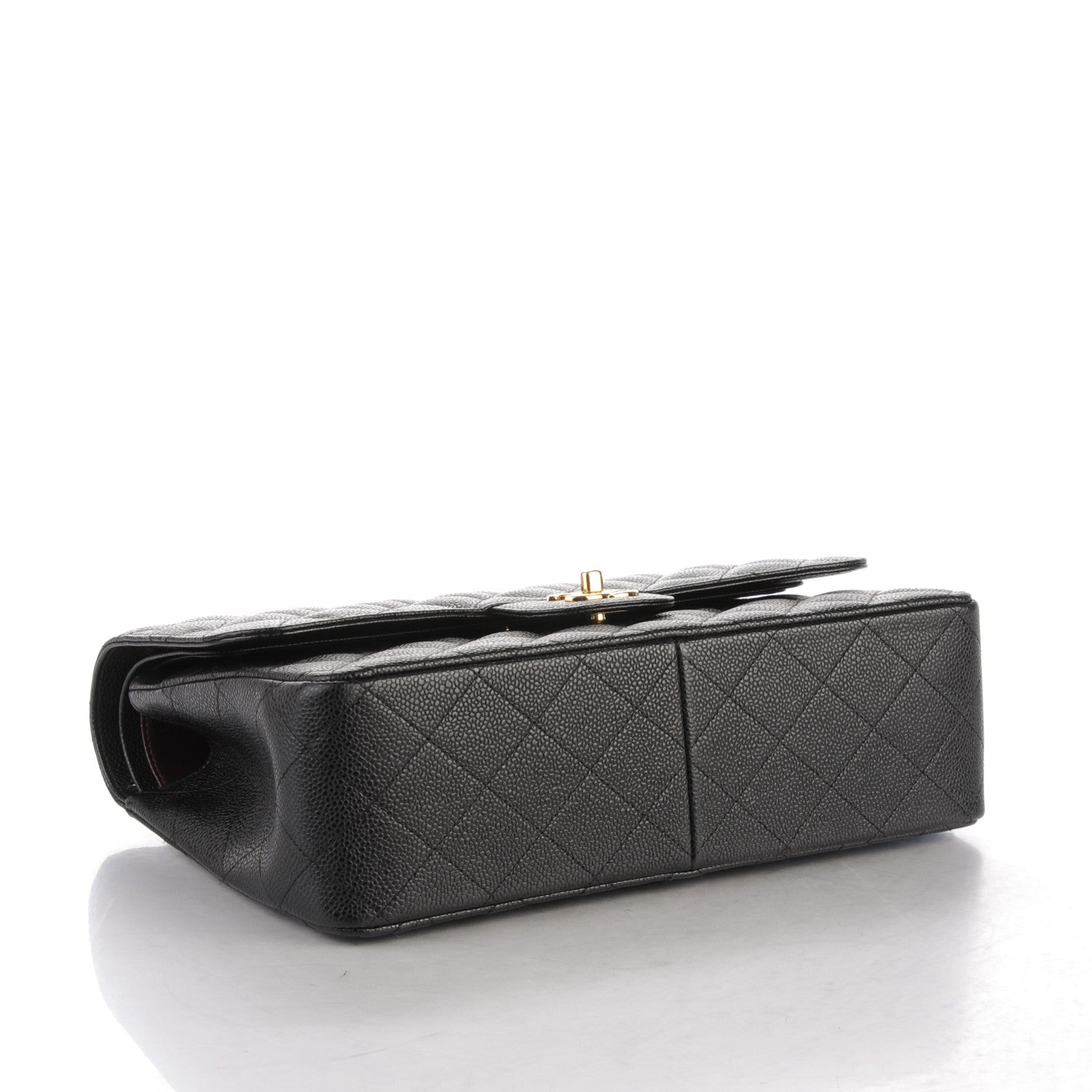 Chanel Caviar Quilted Jumbo Double Flap Black 4 of 7