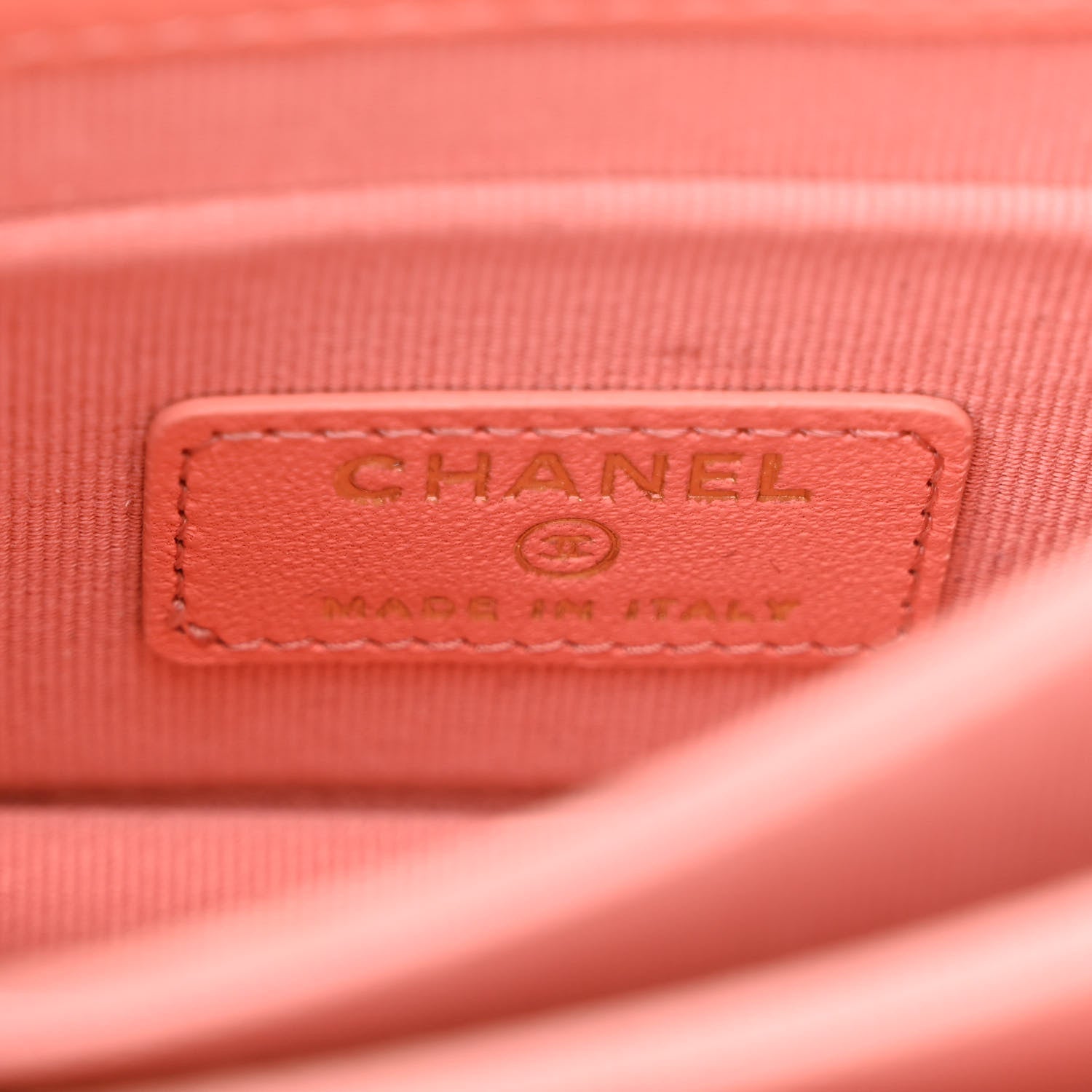 Chanel Lambskin Quilted Top Handle Flap Clutch With Chain Pink 6 of 11