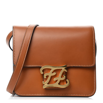 Fendi Vitello King Karligraphy Crossbody Bag Cuoio 1 of 10