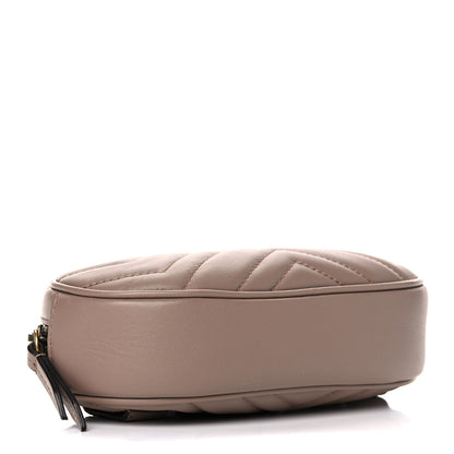 Gucci Calfskin Matelasse GG Marmont Belt Bag 95 38 Porcelain Rose 5 of 10