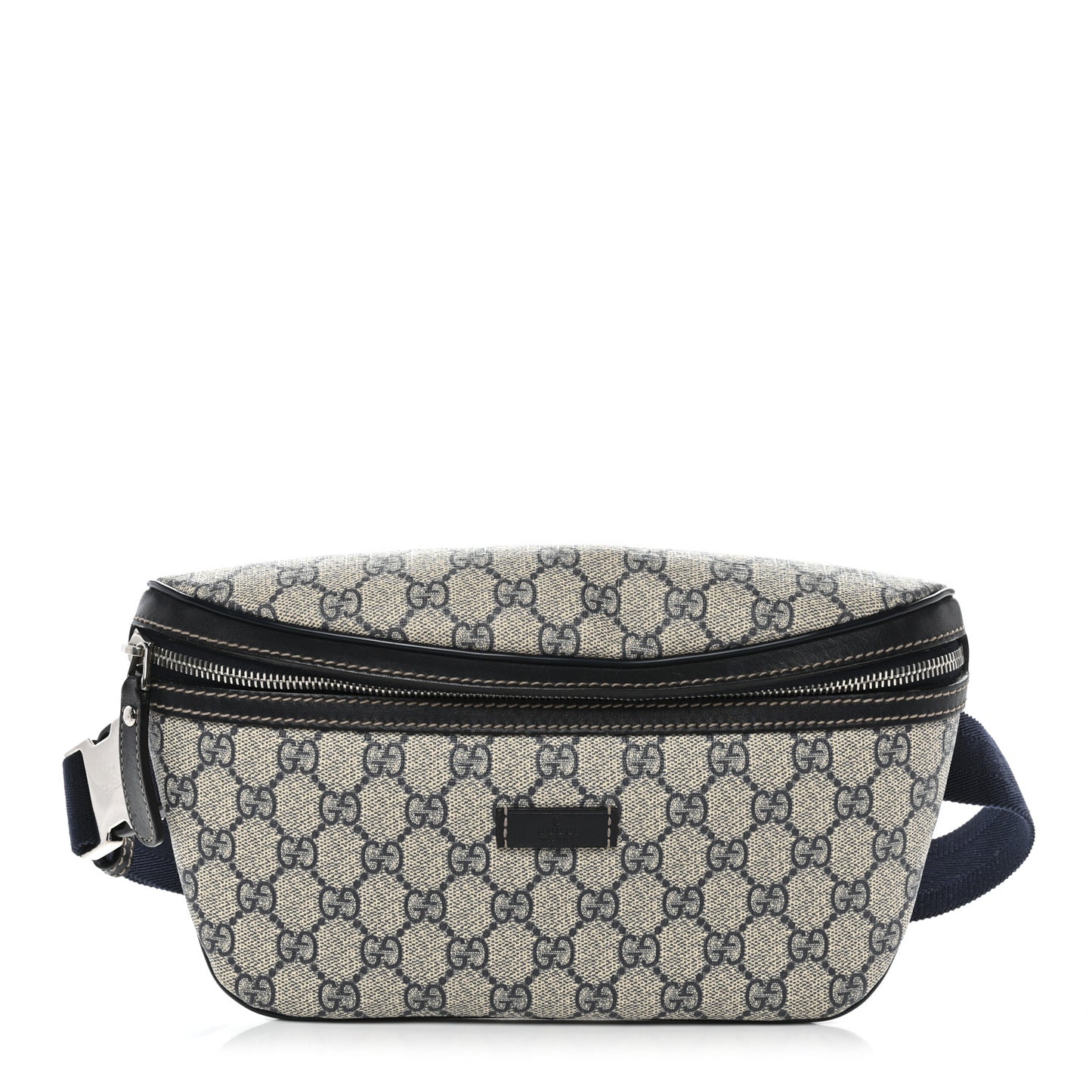 GG Supreme Monogram Belt Bag Navy