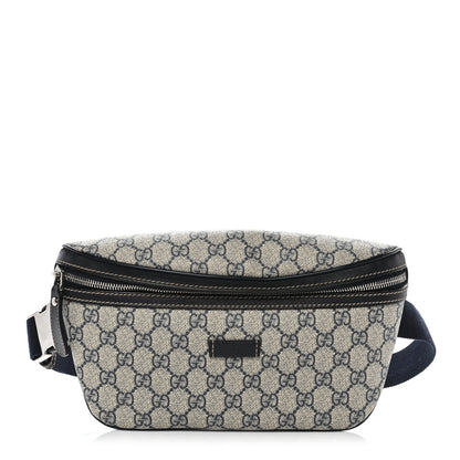 Gucci GG Supreme Monogram Belt Bag Navy 1 of 11