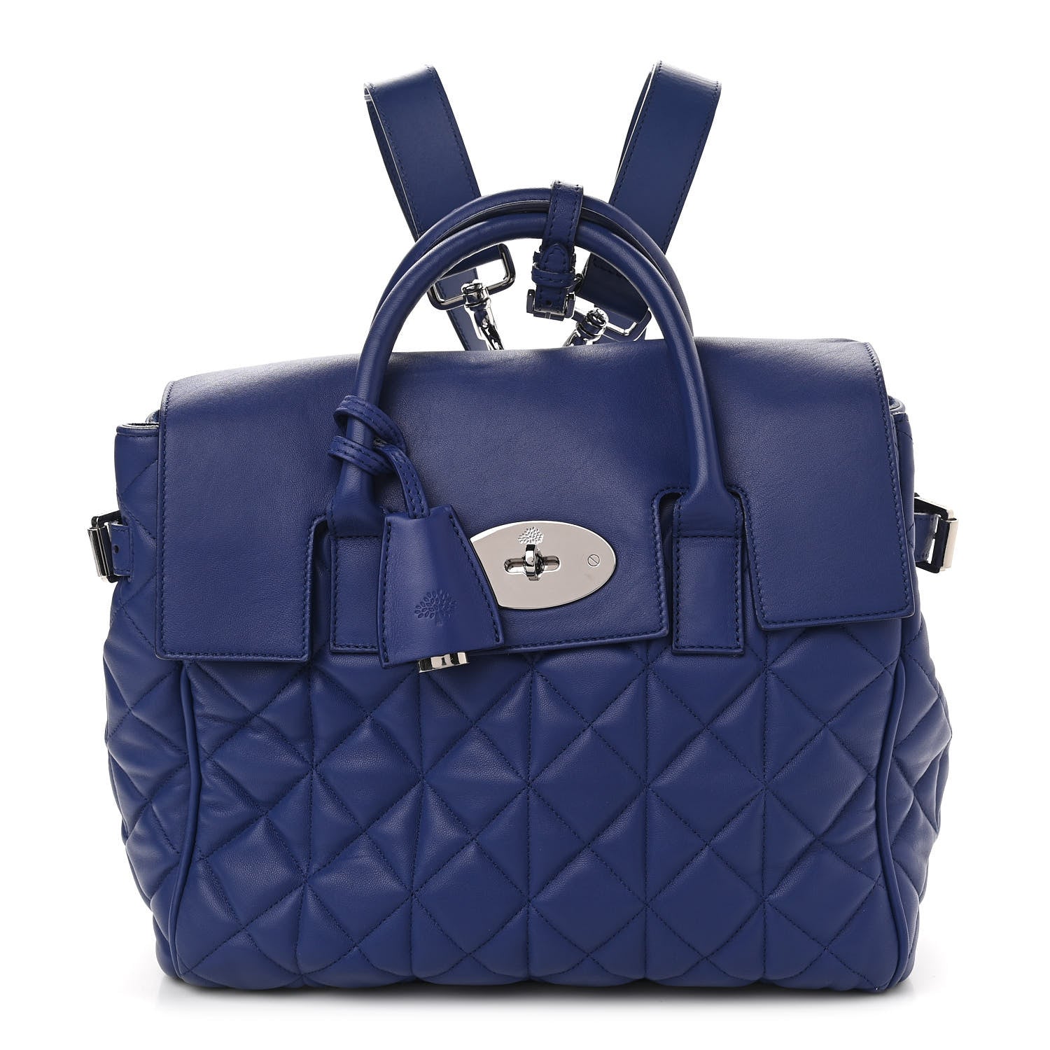 Mulberry Nappa Quilted Medium Cara Delevingne Convertible Bag Indigo 1 of 13