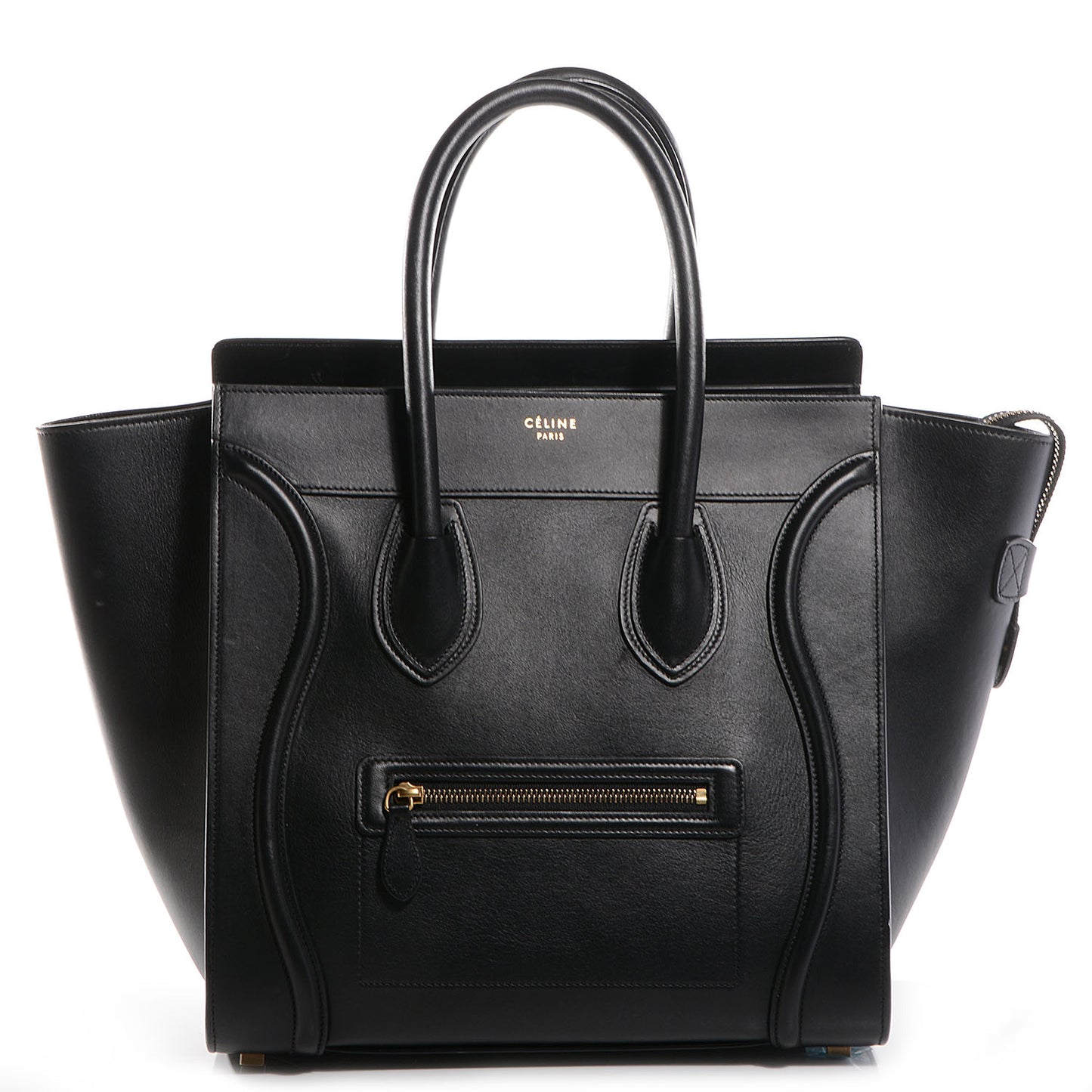 Palmelato Leather Mini Luggage Black