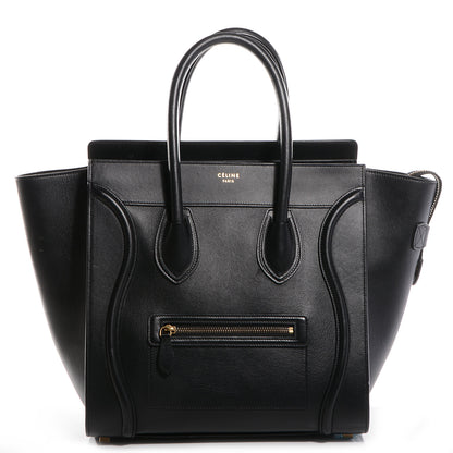 Celine Palmelato Leather Mini Luggage Black 1 of 10