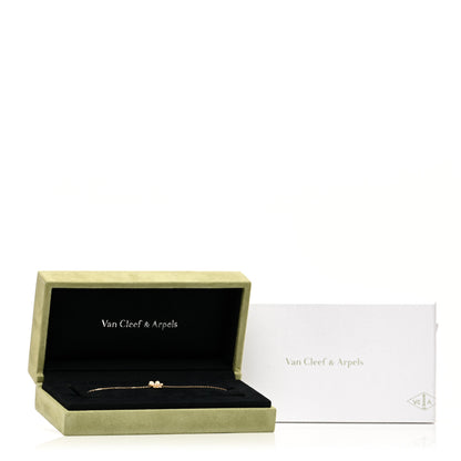 Van Cleef & Arpels 18K Yellow Gold Diamond Mini Frivole Pave Bracelet 4 of 4