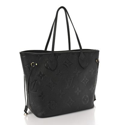 Louis Vuitton Empreinte Monogram Giant Neverfull MM Black 3 of 8