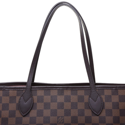 Louis Vuitton Damier Ebene Neo Neverfull MM Rose Ballerine 14 of 15