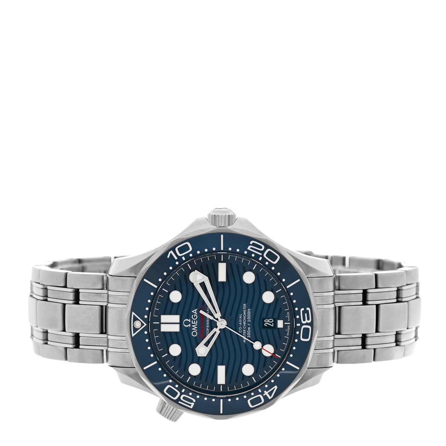 Stainless Steel 42mm Seamaster Diver 300M Automatic Watch Blue 210.30.42.20.03.001