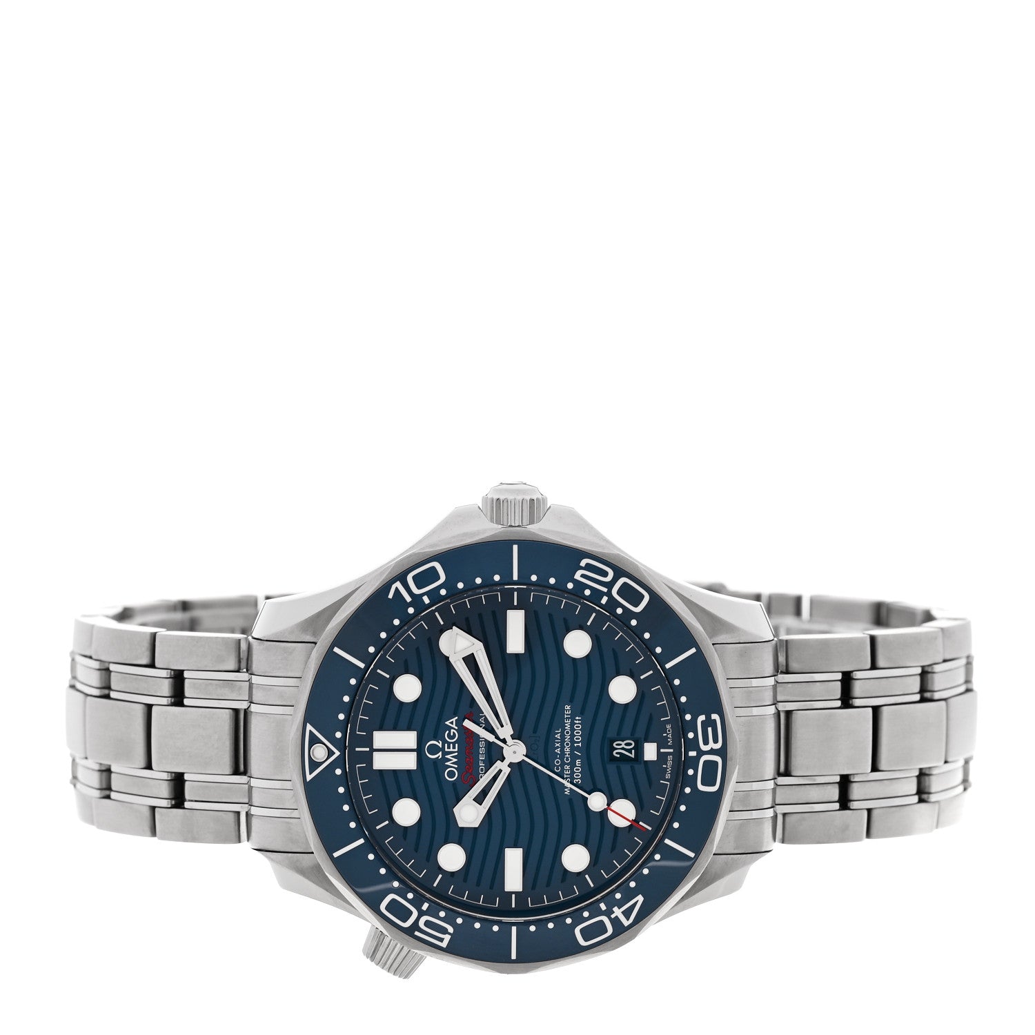 Omega Stainless Steel 42mm Seamaster Diver 300M Automatic Watch Blue 210.30.42.20.03.001 2 of 5