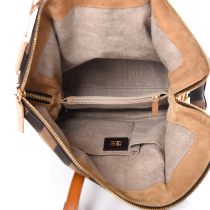 Fendi Pequin Cuoio Vegetale 2Bag Tobacco Cuoio Miele Vacchetta 8 of 12