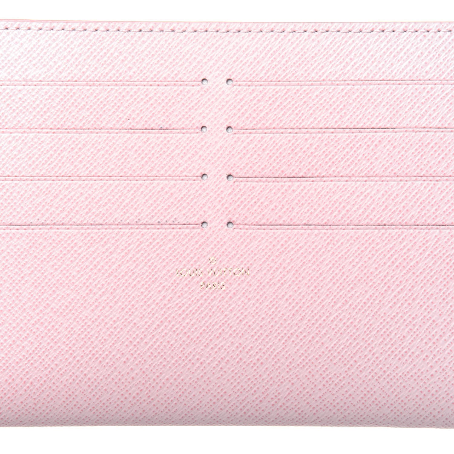 Louis Vuitton Calfskin Felicie Card Holder Insert Rose Ballerine 6 of 8