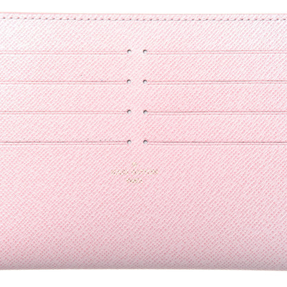 Louis Vuitton Calfskin Felicie Card Holder Insert Rose Ballerine 6 of 8