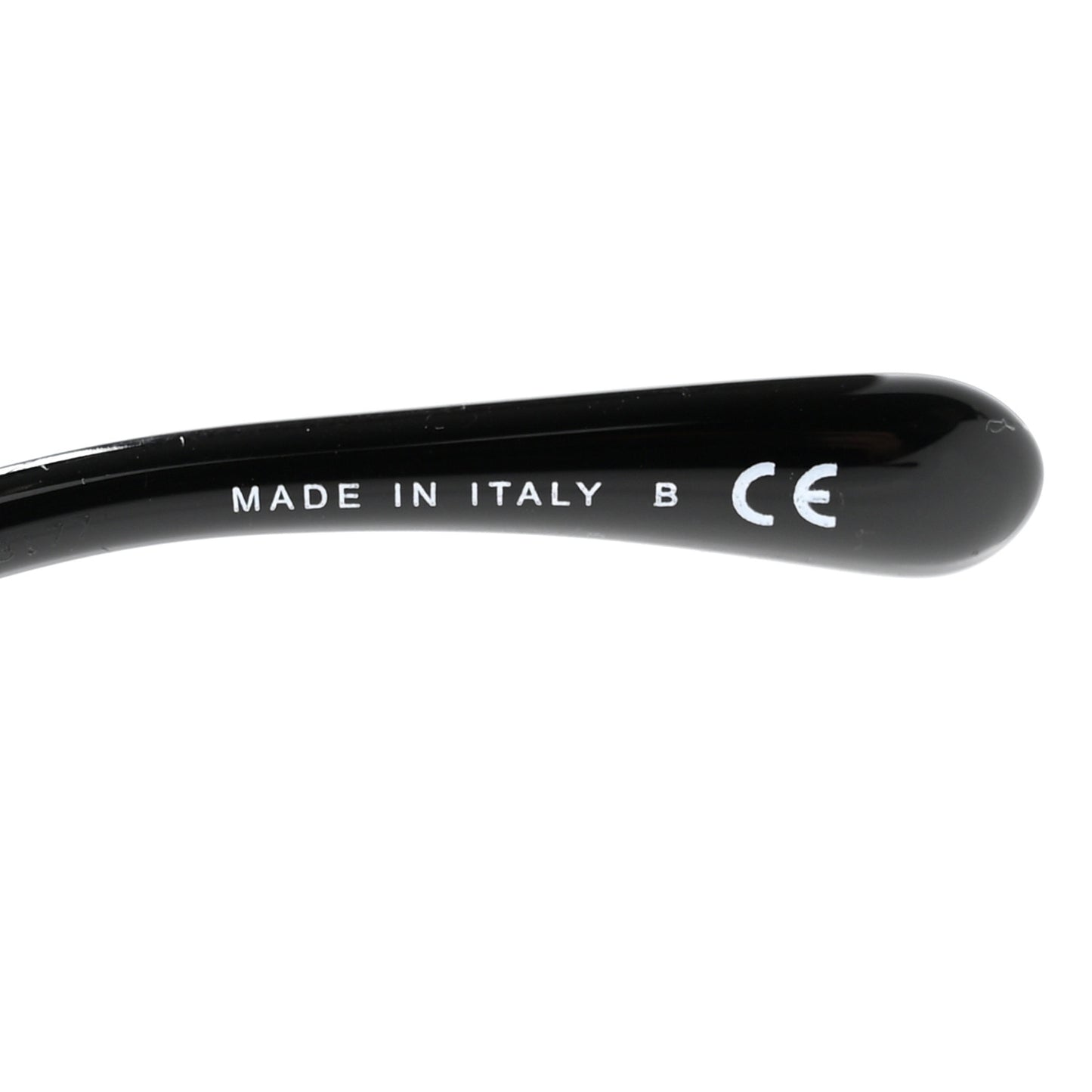 Acetate Strass Square Sunglasses 5422-B-A Black White