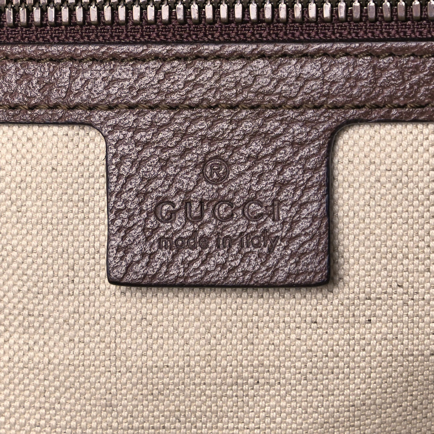 GG Supreme Monogram Web Small Ophidia Half Moon Hobo Brown