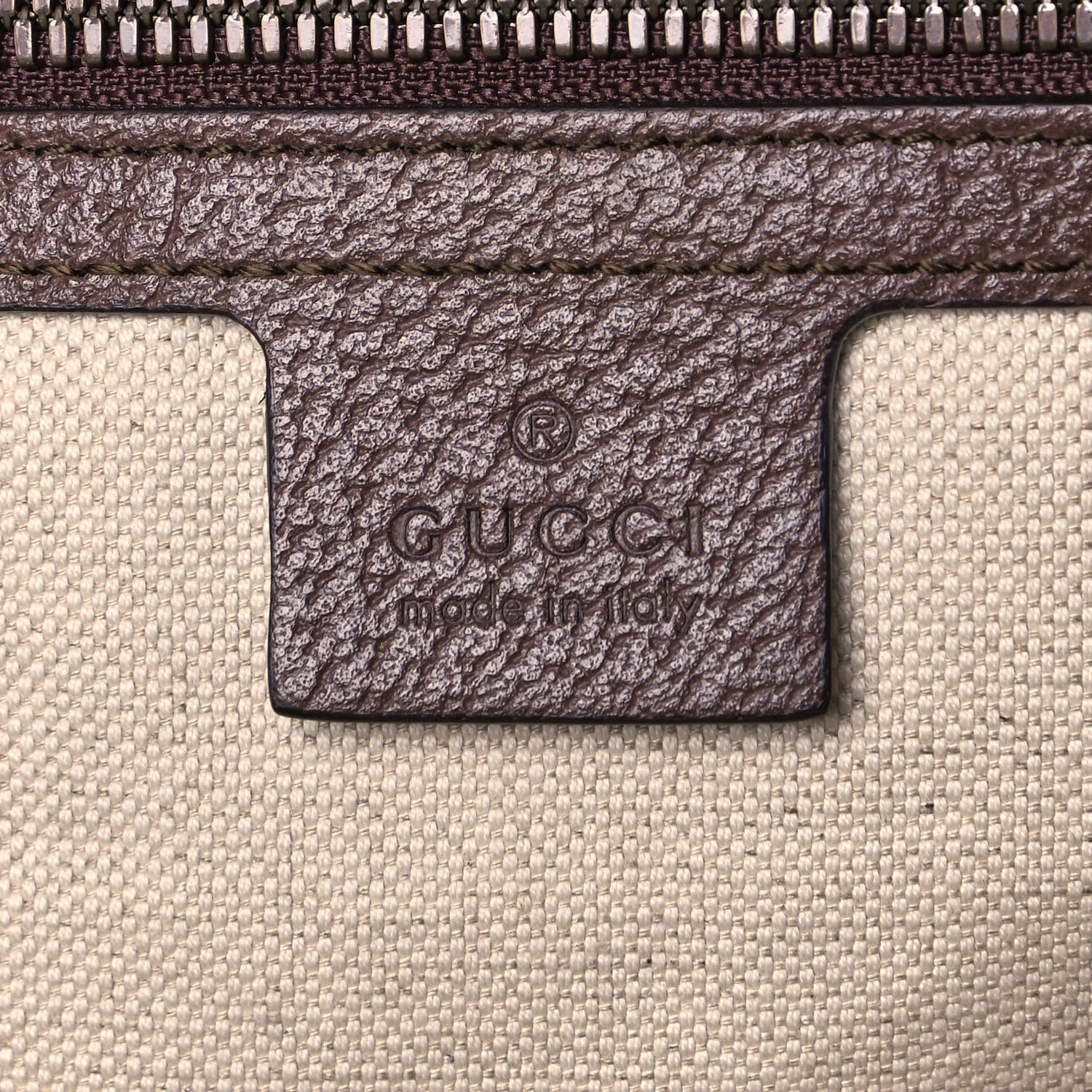 Gucci GG Supreme Monogram Web Small Ophidia Half Moon Hobo Brown 6 of 9