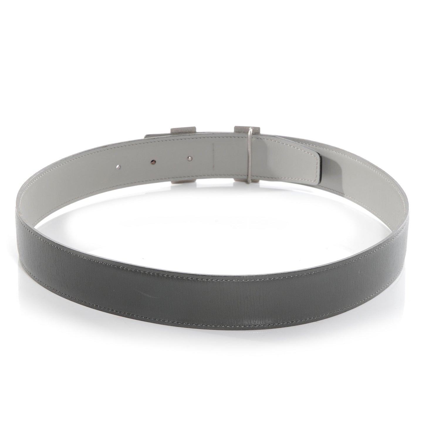 Box Reversible Polished Constance 32mm H Belt 70 Graphite Gris Pale