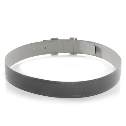 Hermes Box Reversible Polished Constance 32mm H Belt 70 Graphite Gris Pale 3 of 7