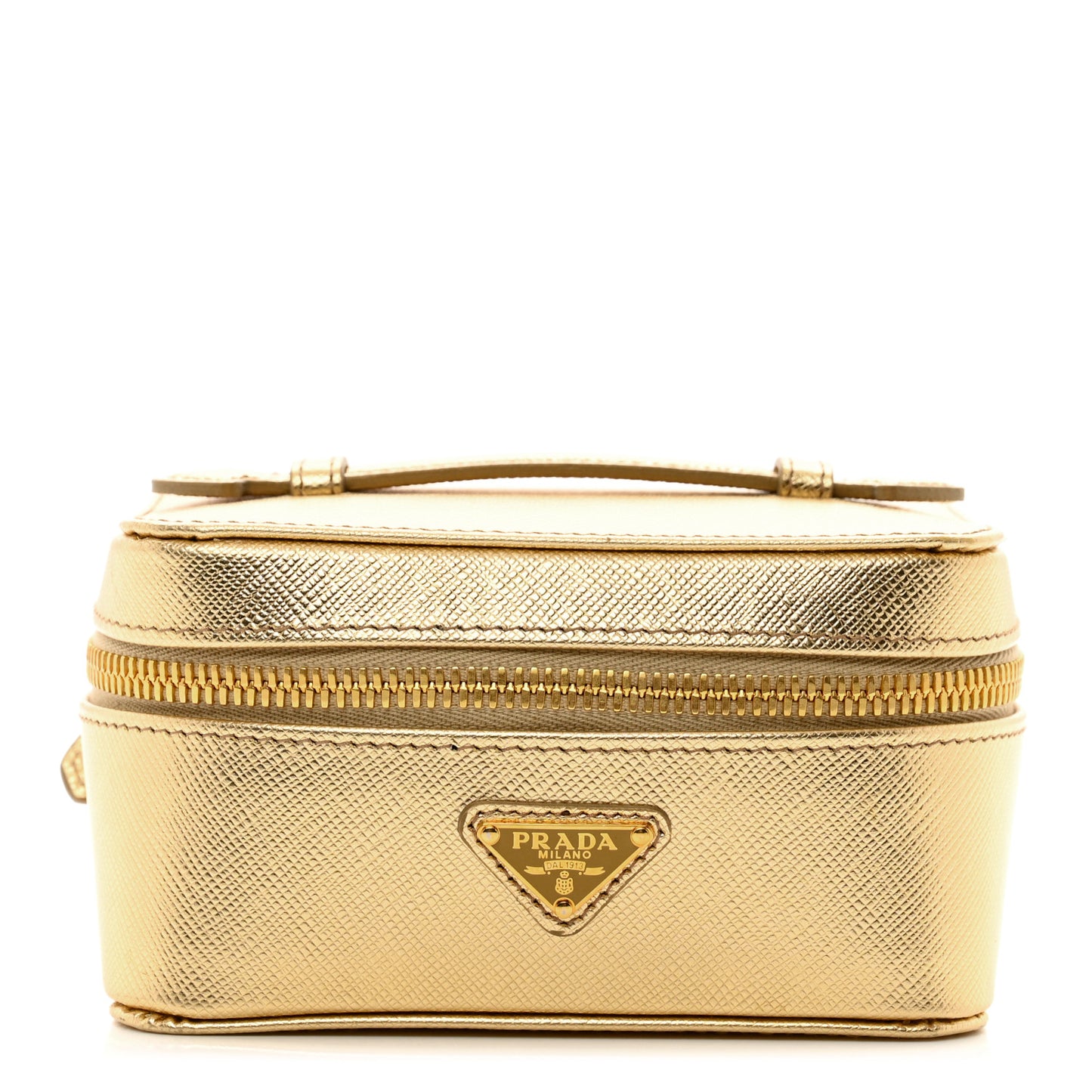 Saffiano Beauty Case Platino