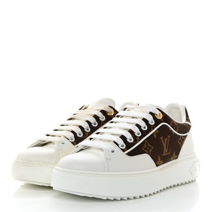 Louis Vuitton Monogram Nylon Time Out Sneakers 37 3 of 8