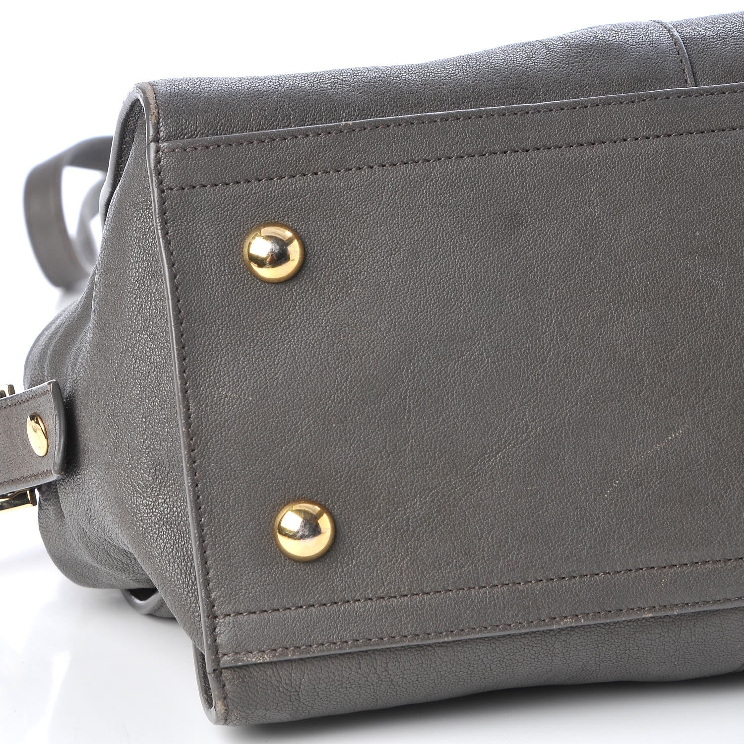 Saint Laurent Sheepskin Small Cabas ChYc Grey 11 of 15