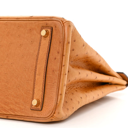 Hermes Ostrich HAC Birkin 32 Gold 11 of 11